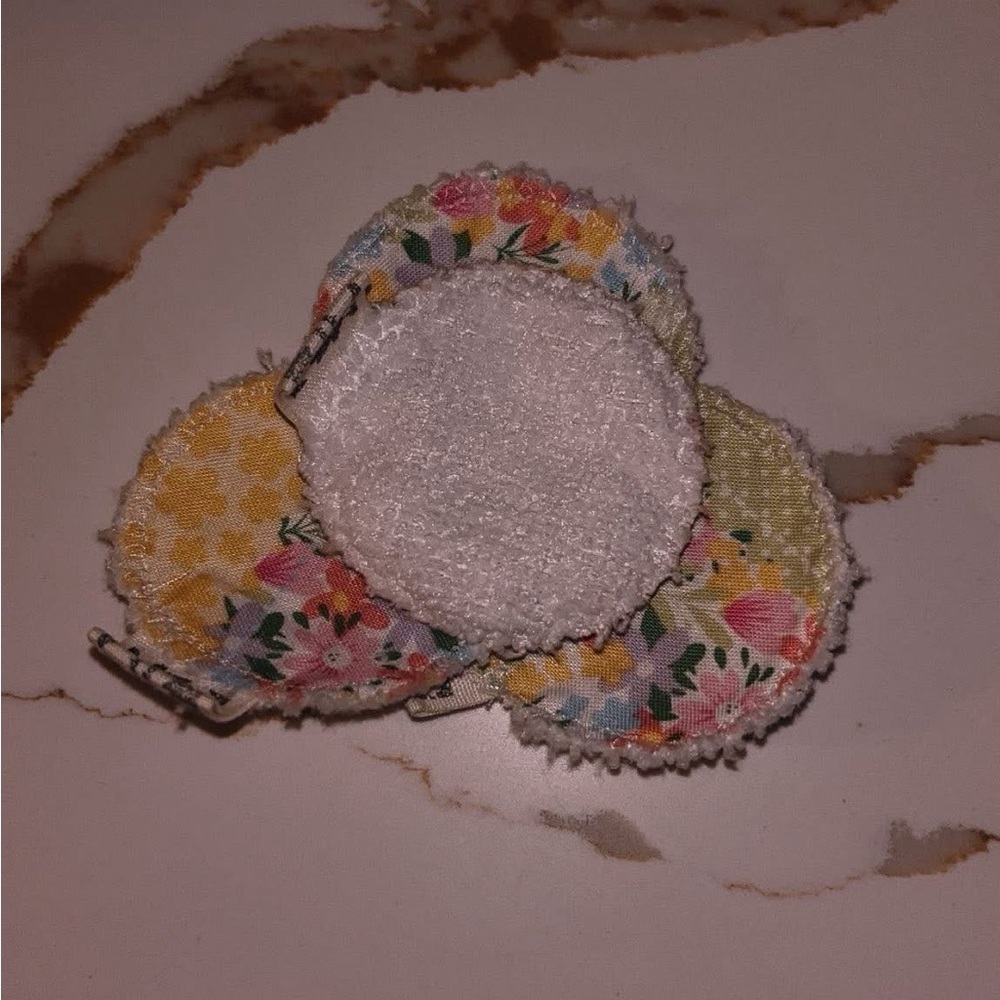 Floral Reusable Face Pads